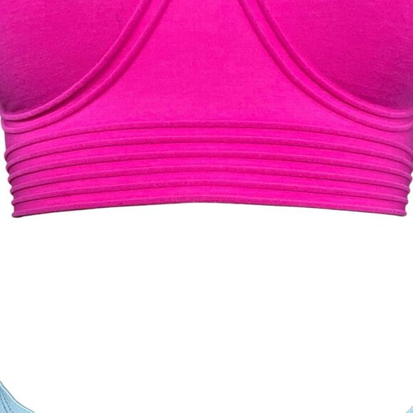NWT Wolford Alita Sports Bra Fuchsia Pink 80D 36D - Picture 4 of 11
